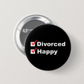 Scheidung und glücklich button (Vorne & Hinten)