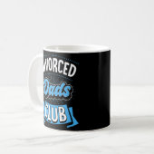 Scheidung Vater Club Funny Scheidung Party Kaffeetasse (Vorderseite Links)