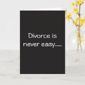Scheidungs-Beileids-Karte Karte (Gelbe Blume)