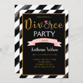Scheidungs-Party Einladung (Vorne/Hinten)