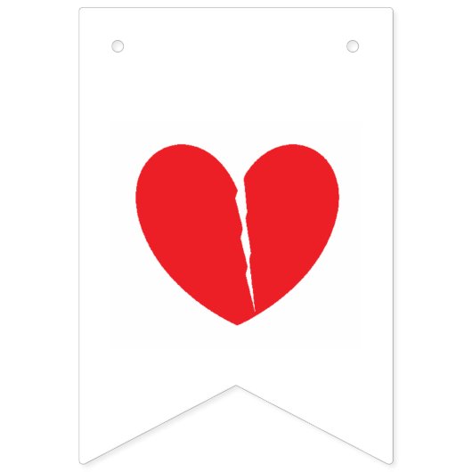 "Scheidungs-Party-" Fahne Wimpelkette (Erste Fahne)