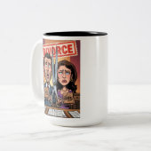 Scheidungsankündigung auf Tasse (Vorderseite Links)