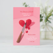 Scheidungsankündigung Einladung (Stehend Vorderseite)