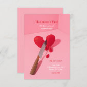 Scheidungsankündigung Einladung (Vorne/Hinten)