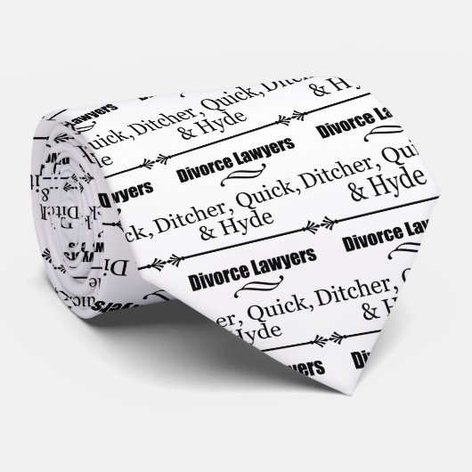 Scheidungsanwälte Krawatte (Gerollt)