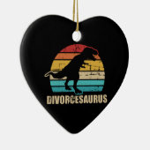 Scheidungsaurus Keramik Ornament (Rechts)