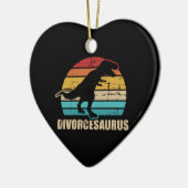 Scheidungsaurus Keramik Ornament (Links)