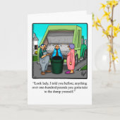 Scheidungsgrüßkarte für Spaß Karte (Gelbe Blume)