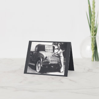 Scheidungskarte, getrennt, einsam, allein, Grußkar Karte