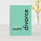 Scheidungskarte Karte (Gelbe Blume)