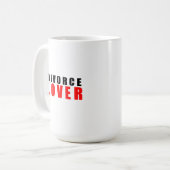 Scheidungsliebhaber Kaffeetasse (Vorderseite Links)