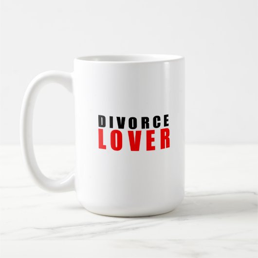 Scheidungsliebhaber Kaffeetasse (Links)