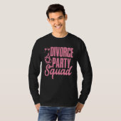 Scheidungsparty-Truppe Glückliche Scheidung Frau E T-Shirt (Vorne ganz)