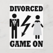 Scheidungsspiel Postkarte (Vorderseite)
