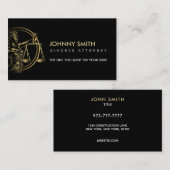 Scheidungsstaatsanwalt Slogans Visitenkarte (Vorne/Hinten)