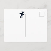 Scheidungstherapie - Funny Voodoo Doll Postkarte (Rückseite)