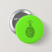 Schein-Ananas-Knopf Button (Vorne & Hinten)