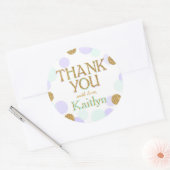 Schein besprühen Punkte danken Ihnen zu Runder Aufkleber (Umschlag)