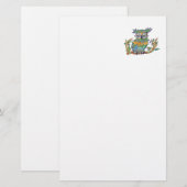 Schein-Eule Briefpapier (Vorne/Hinten)