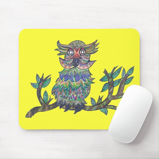 Schein-Eule Mousepad (Mit Mouse)