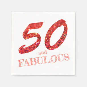 Schein-fabelhafter 50. serviette