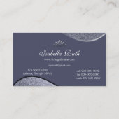 Schein-Fleck-Glas Visitenkarte (Rückseite)