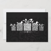 Schein-Geschenk Chrismas Einladung (Rückseite)