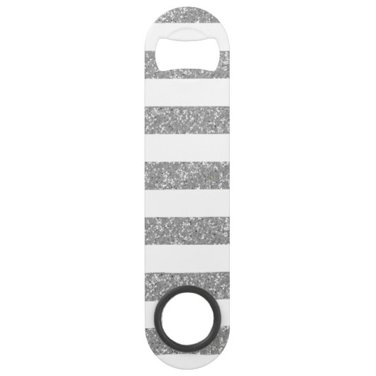 Schein-Glitzer-Blick Stripes Flaschen-Öffner Speedflaschenöffner (Vorderseite)