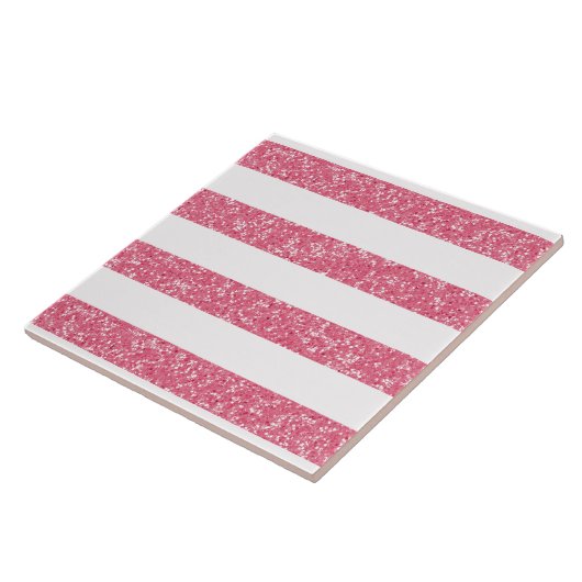 Schein-Glitzer-Blick Stripes Fliese (Seite)