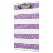 Schein-Glitzer-Blick Stripes Klemmbrett (Links)