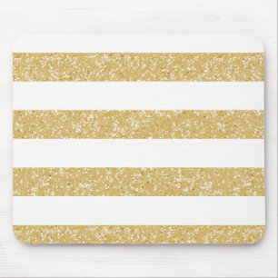 Schein-Glitzer-Blick Stripes Mousepad
