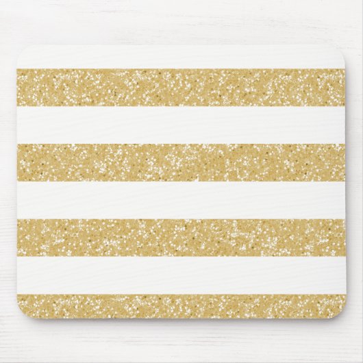 Schein-Glitzer-Blick Stripes Mousepad (Vorne)