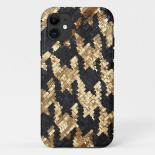 Schein-Glitzer-Gold Bling iPhone 11 Hülle