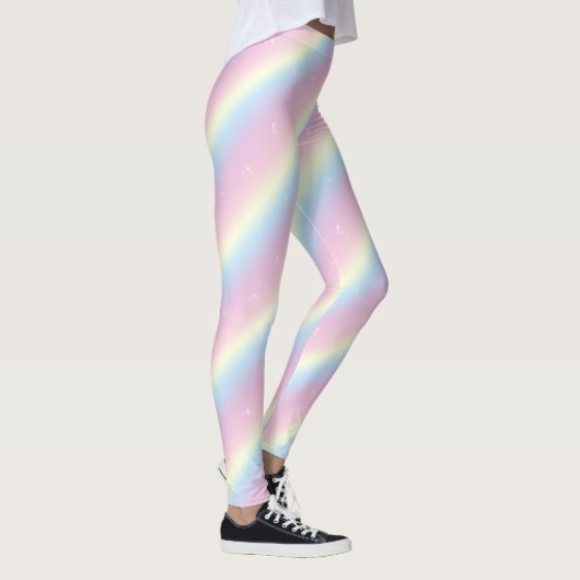 Schein-Regenbogen-Leggings Leggings (Rechts)