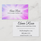 *~* Schein Reiki Energie-heilende Strahlen Visitenkarte (Vorne/Hinten)