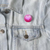 Schein-rosa Herz Button (Beispiel)