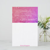 Schein stationär briefpapier (Stehend Vorderseite)