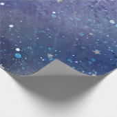 Schein-sternenklare NachtPackpapier-Rolle Geschenkpapier (Ecke)