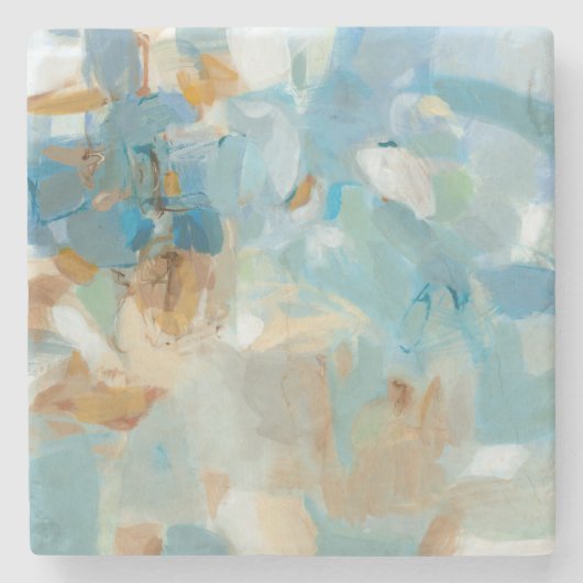 Schein-Strand Steinuntersetzer (Vorderseite)