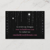 Schein u. Glanz: Visitenkarten Visitenkarte (Rückseite)