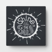 Schein wie die Sonne Fotoplatte (Vorderseite)