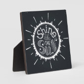 Schein wie die Sonne Fotoplatte (Vorderseite)