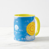 Schein wie die Sonne jeden Tag Tasse (VorderseiteRechts)