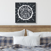Schein wie die Sonne Leinwanddruck (Insitu (Schlafzimmer))