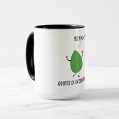 Scheinbare Zitate, die den Spaß "Punts Jokes"förde Tasse (Vorderseite Links)