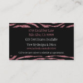 Scheinu. GlanzZebra: Visitenkarte (Rückseite)