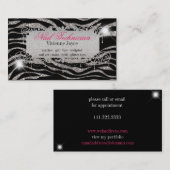 Scheinu. GlanzZebra: Visitenkarten Visitenkarte (Vorne/Hinten)