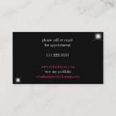 Scheinu. GlanzZebra: Visitenkarten Visitenkarte (Rückseite)