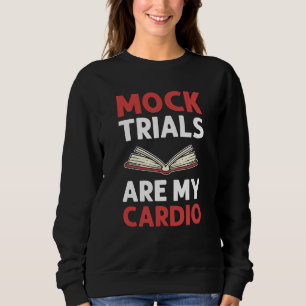 Scheinverfahren sind mein Cardio-Abschlussprüfung Sweatshirt