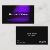 Scheinwerfer 3D (lila) Visitenkarte (Vorne/Hinten)